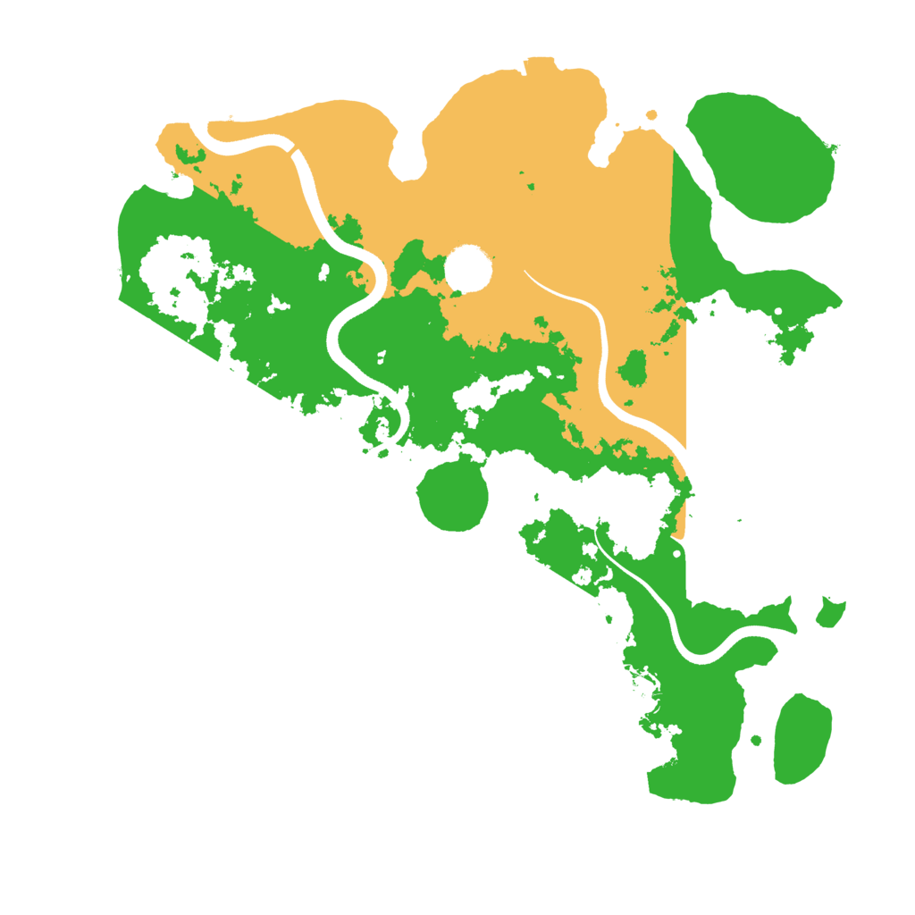 Biome Rust Map: Procedural Map, Size: 3500, Seed: 2107102250