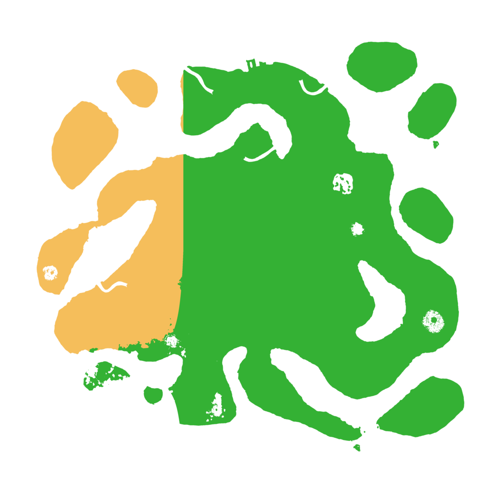 Biome Rust Map: Procedural Map, Size: 3500, Seed: 77165511