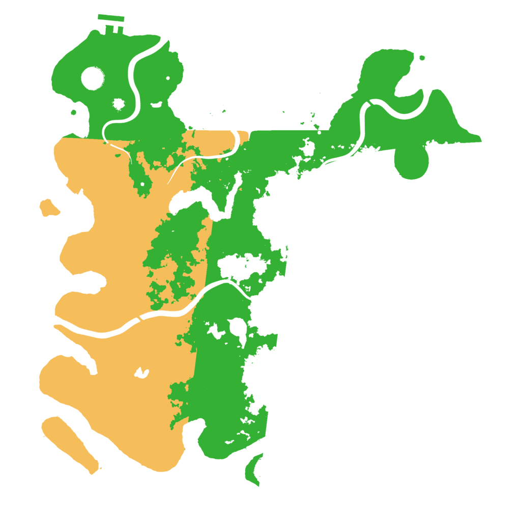 Biome Rust Map: Procedural Map, Size: 4000, Seed: 57992558