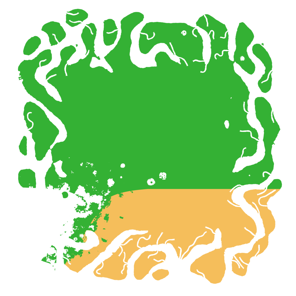 Biome Rust Map: Procedural Map, Size: 6000, Seed: 76913395