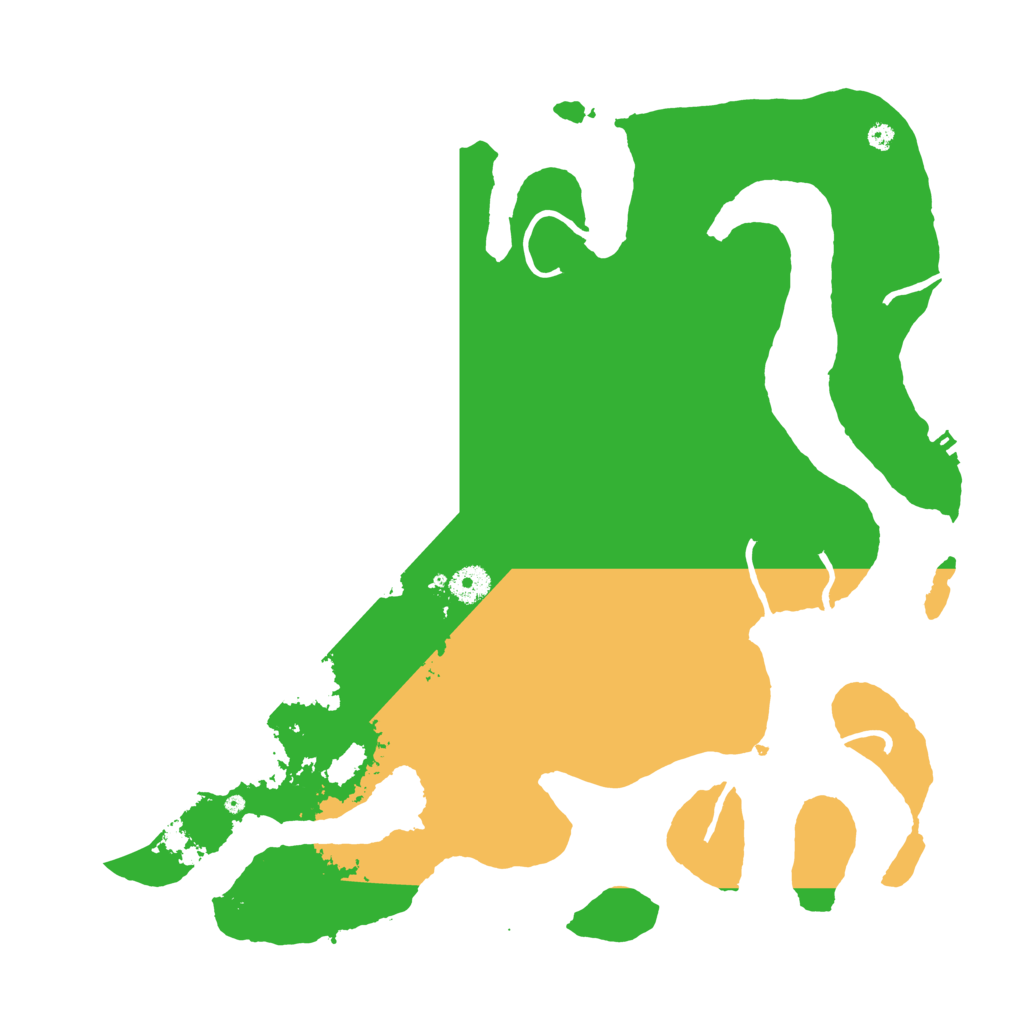 Biome Rust Map: Procedural Map, Size: 4000, Seed: 53218