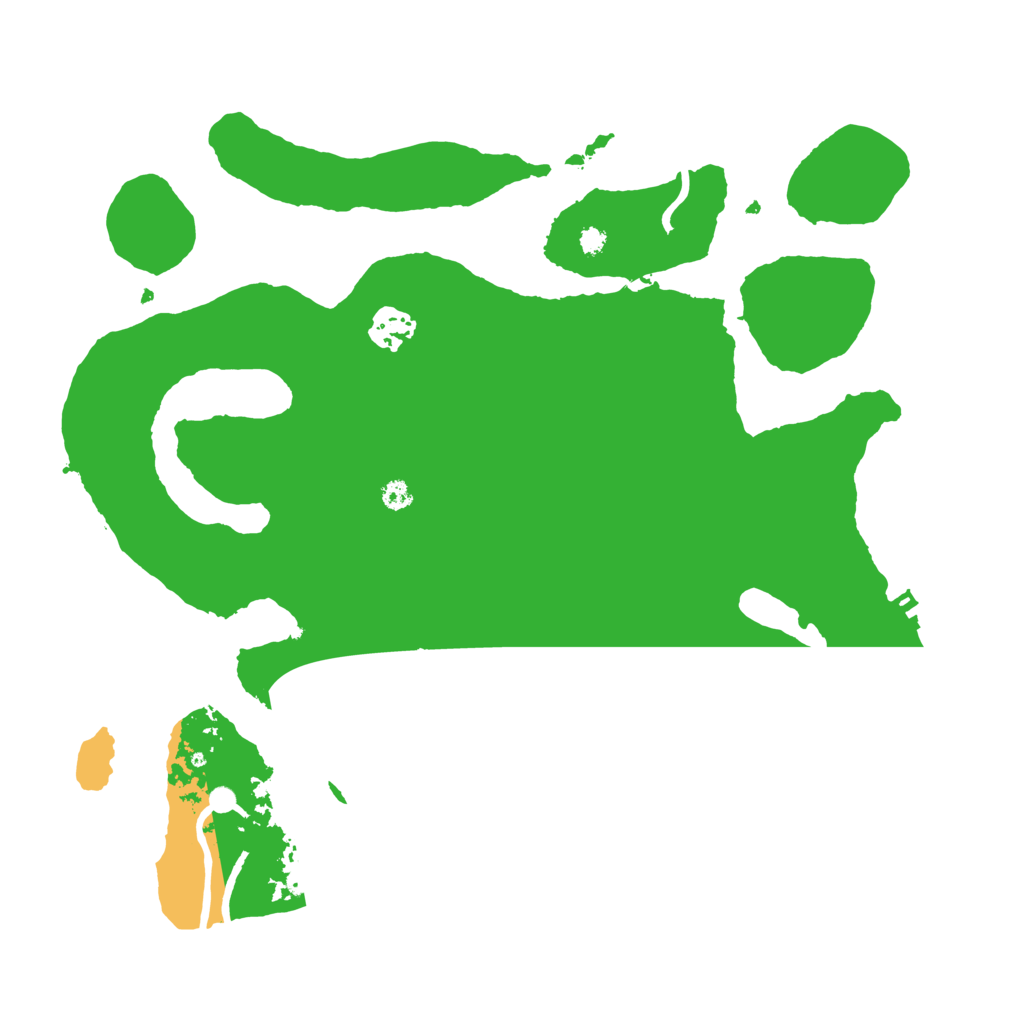 Biome Rust Map: Procedural Map, Size: 3500, Seed: 15419614