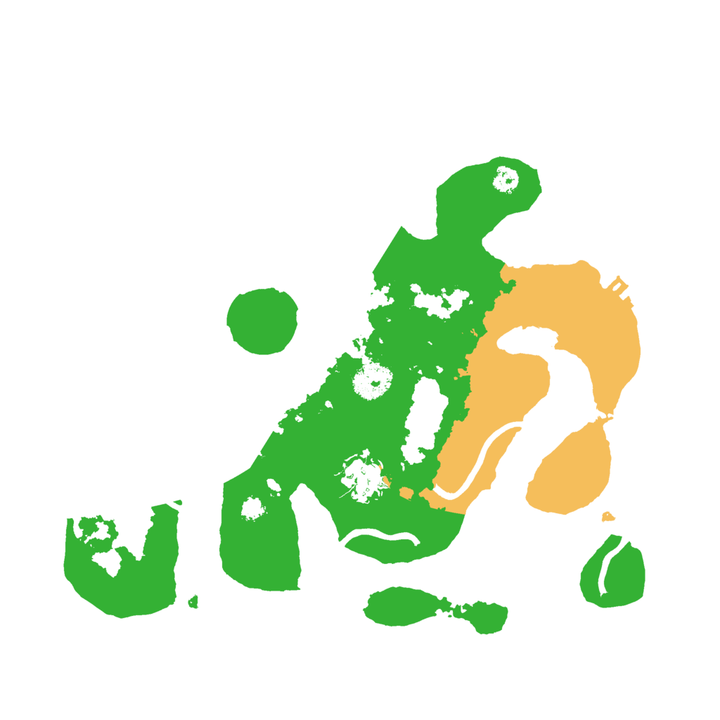 Biome Rust Map: Procedural Map, Size: 2916, Seed: 13836