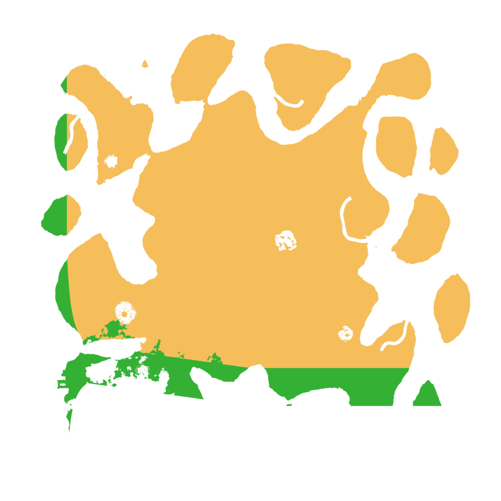 Biome Rust Map: Procedural Map, Size: 3550, Seed: 912256424