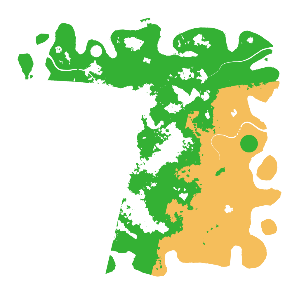 Biome Rust Map: Procedural Map, Size: 4500, Seed: 8125