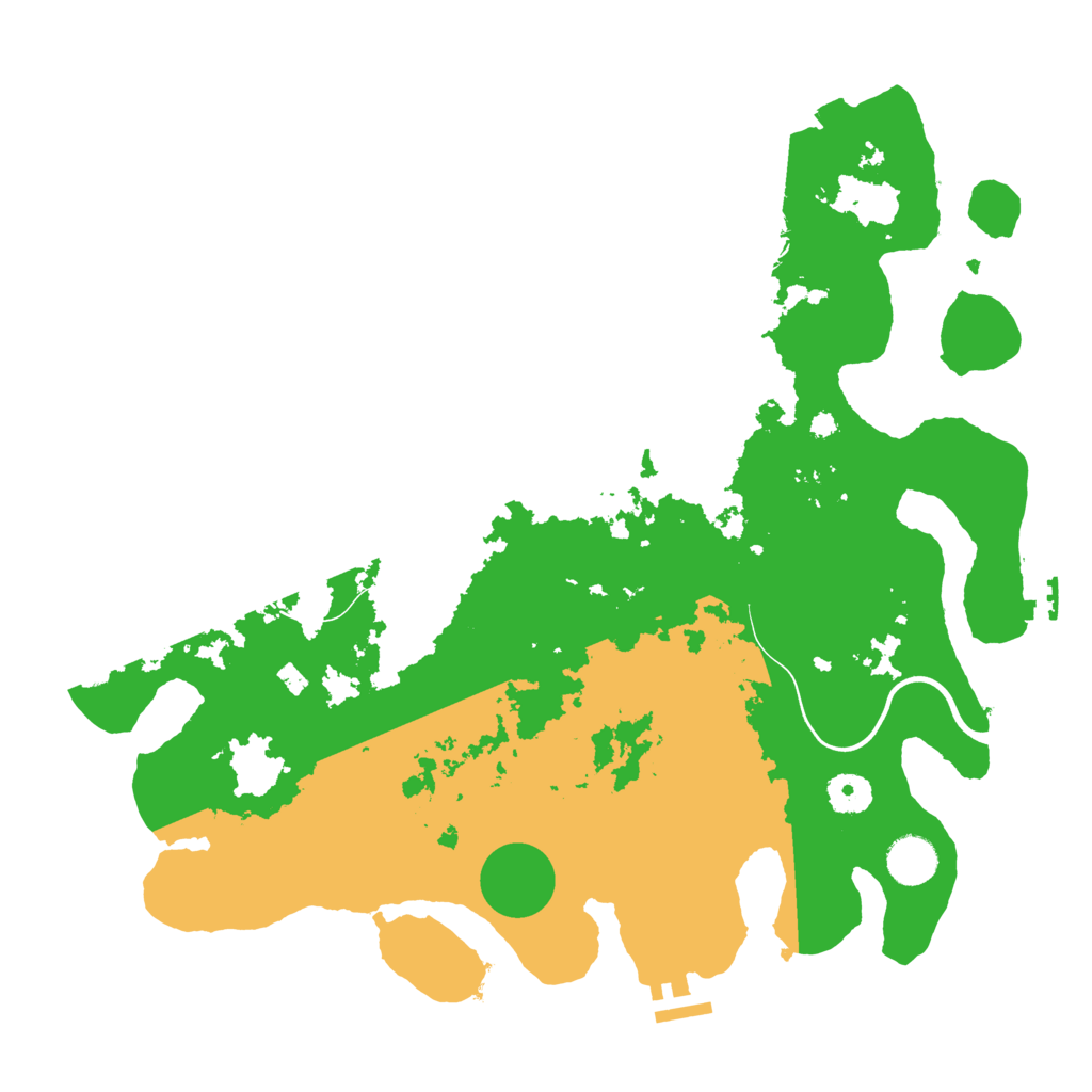 Biome Rust Map: Procedural Map, Size: 3850, Seed: 1719998913