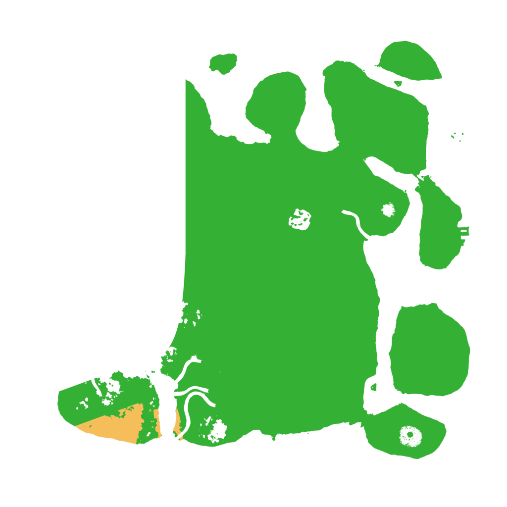 Biome Rust Map: Procedural Map, Size: 3500, Seed: 1879688963