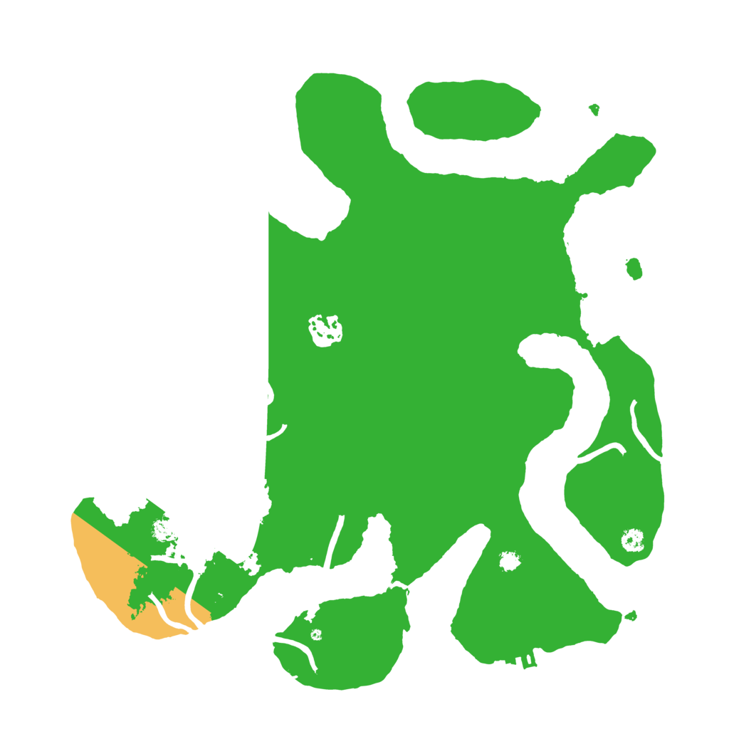 Biome Rust Map: Procedural Map, Size: 3200, Seed: 460212450