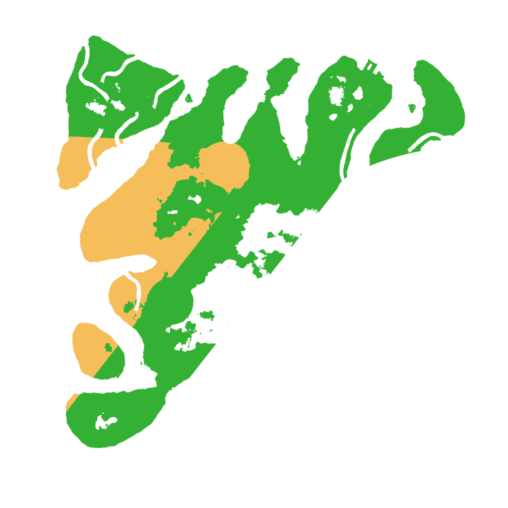 Biome Rust Map: Procedural Map, Size: 3000, Seed: 766500493