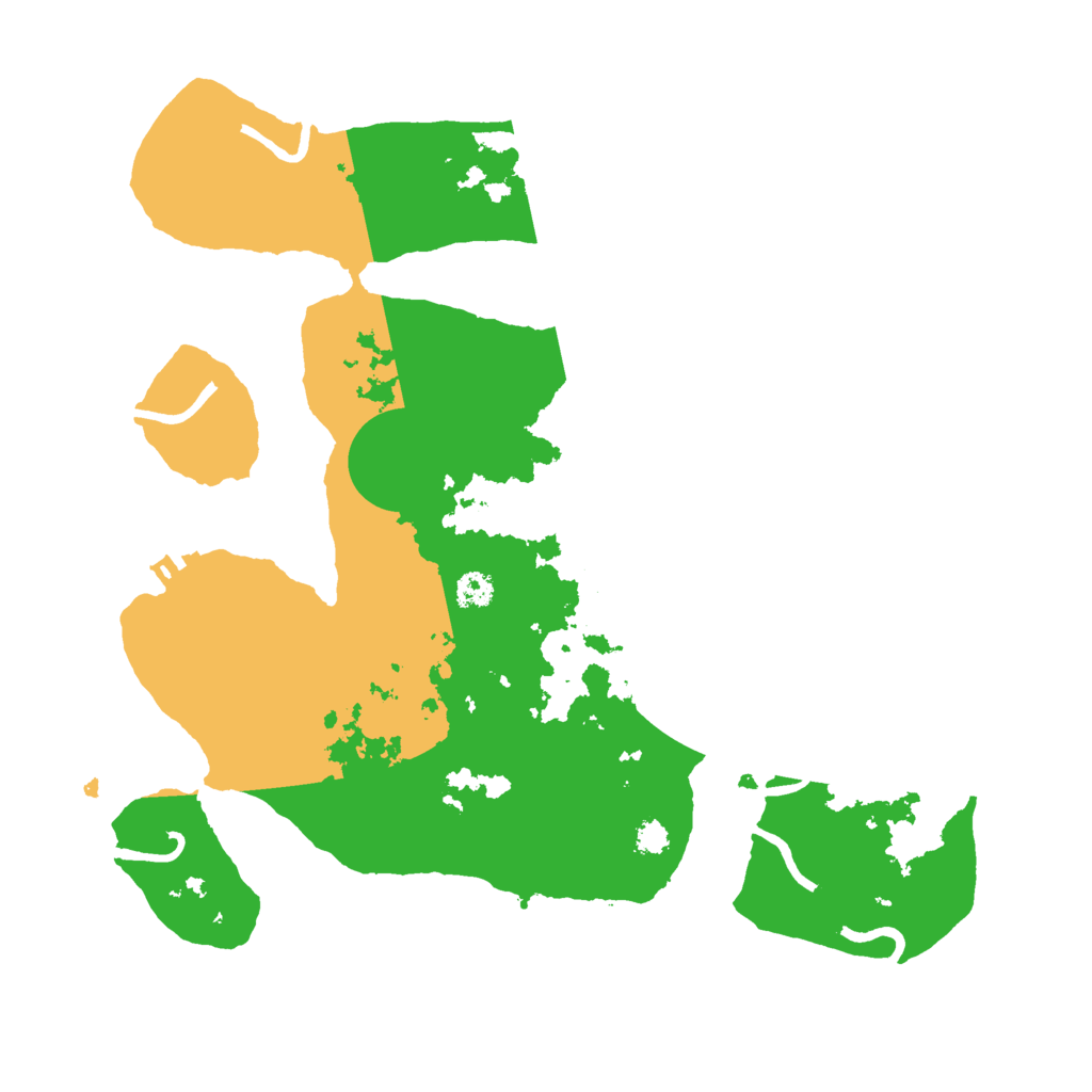 Biome Rust Map: Procedural Map, Size: 3000, Seed: 898354456