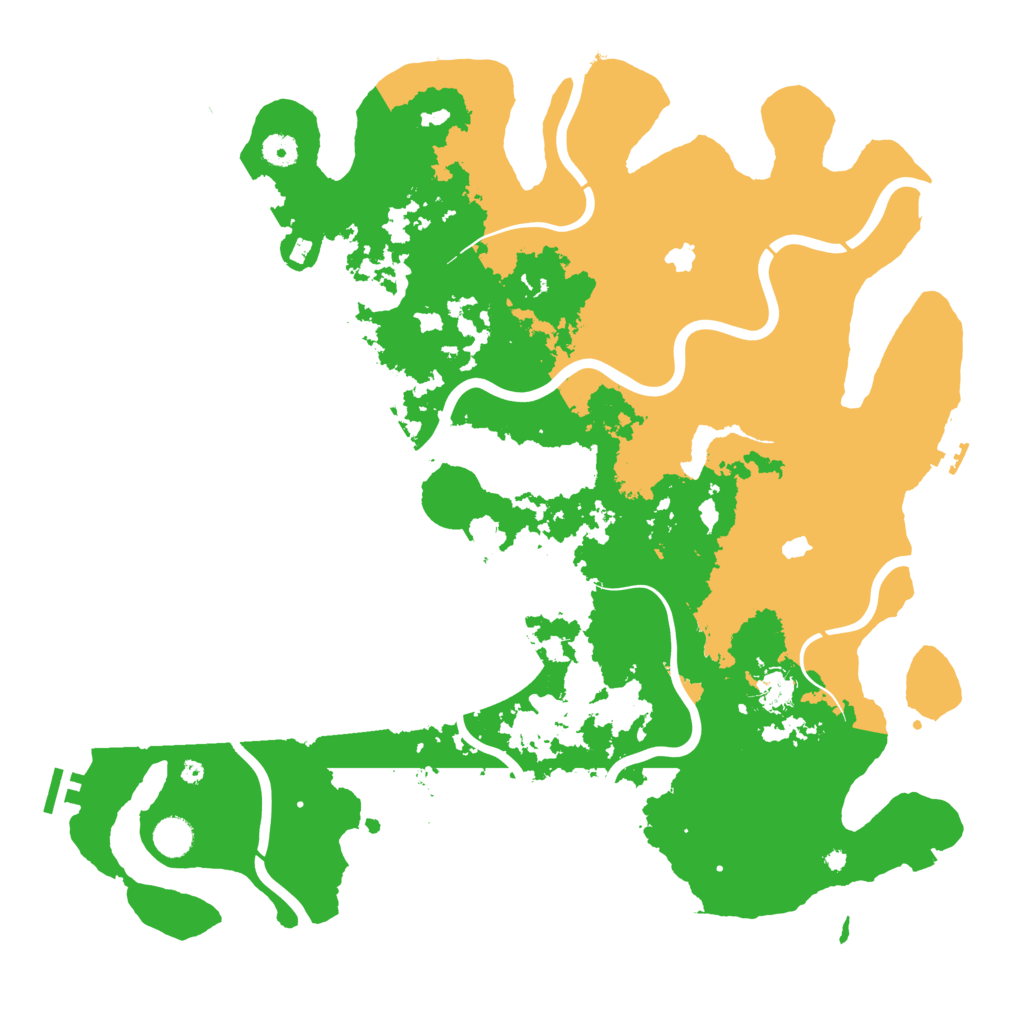 Biome Rust Map: Procedural Map, Size: 4500, Seed: 4992974