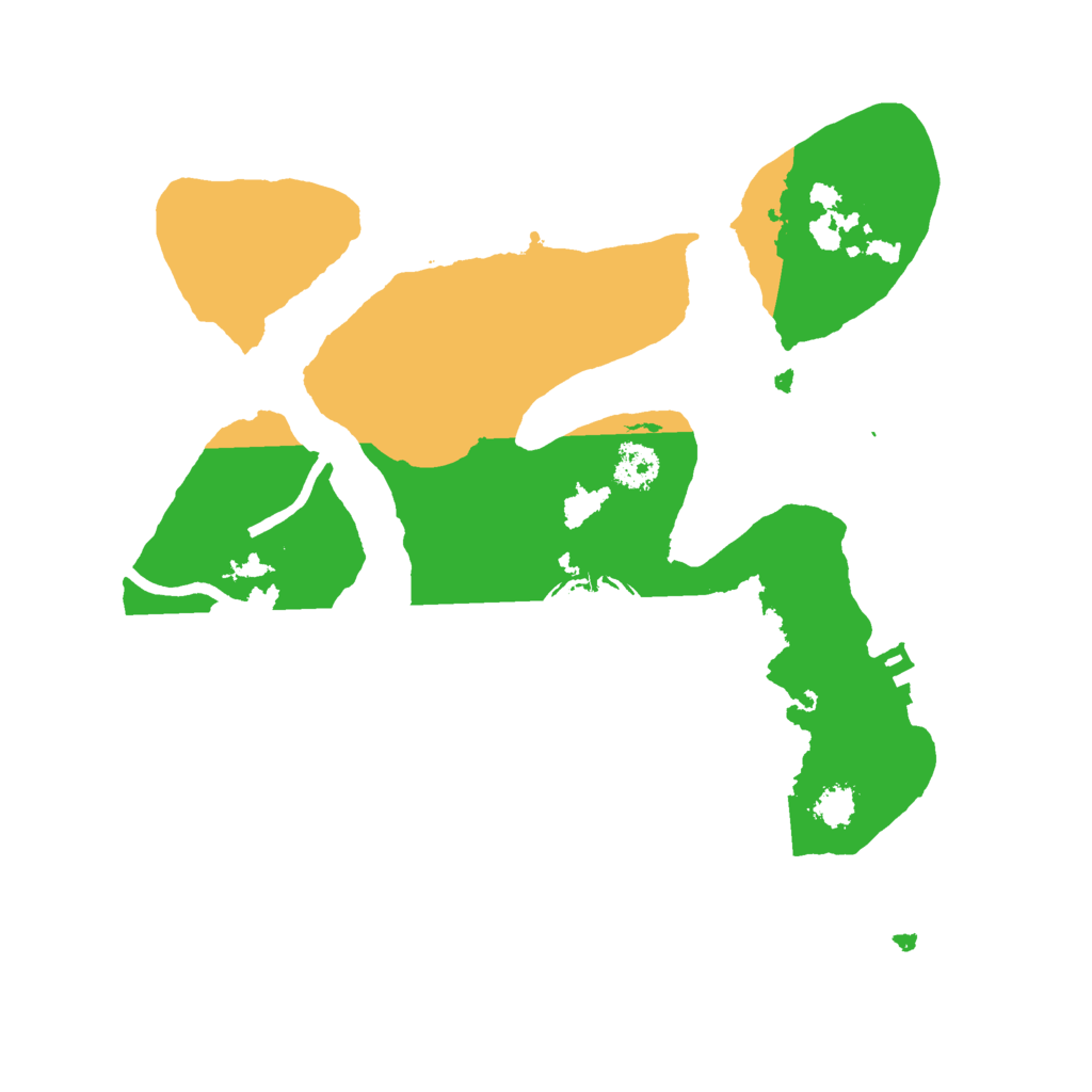 Biome Rust Map: Procedural Map, Size: 2459, Seed: 2582