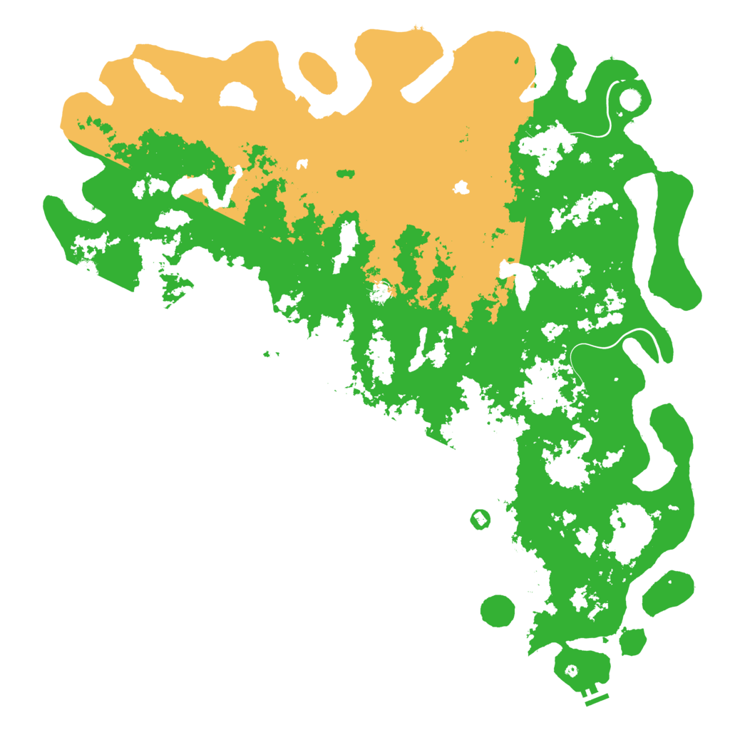 Biome Rust Map: Procedural Map, Size: 6000, Seed: 1789584846