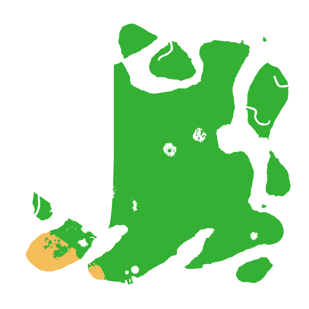 Biome Rust Map: Procedural Map, Size: 3500, Seed: 202187830