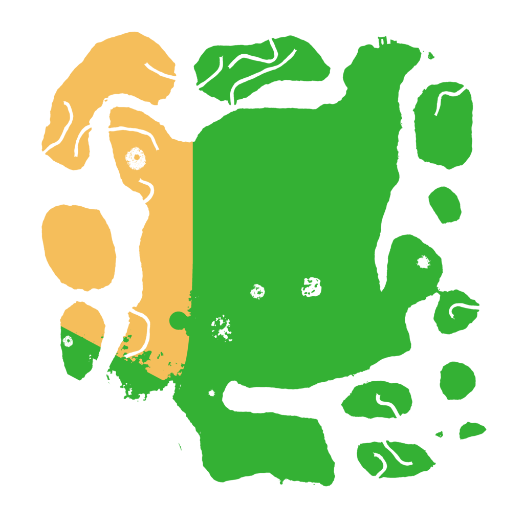 Biome Rust Map: Procedural Map, Size: 3800, Seed: 35211