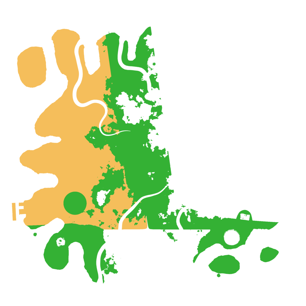 Biome Rust Map: Procedural Map, Size: 3500, Seed: 741635692