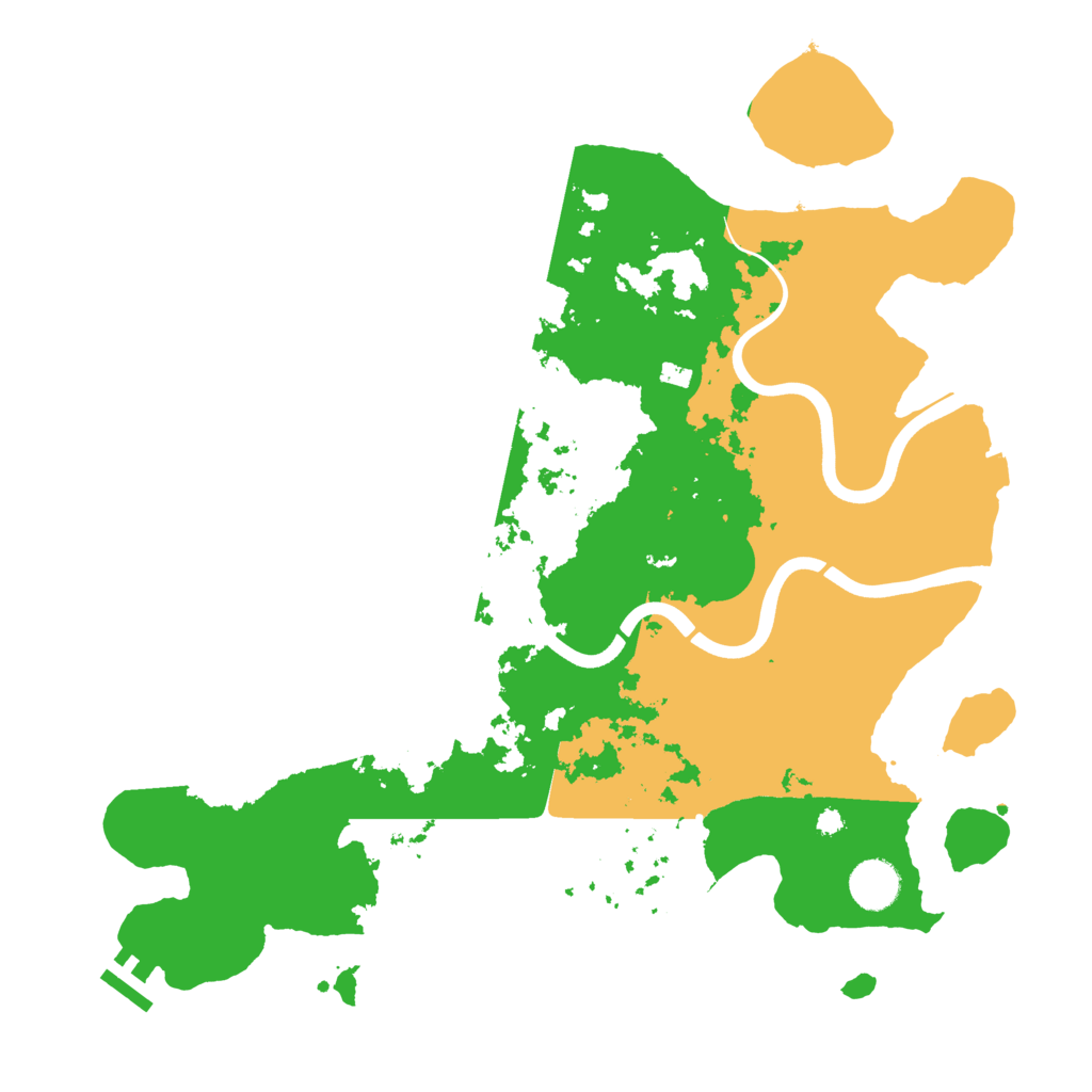 Biome Rust Map: Procedural Map, Size: 3800, Seed: 238785089