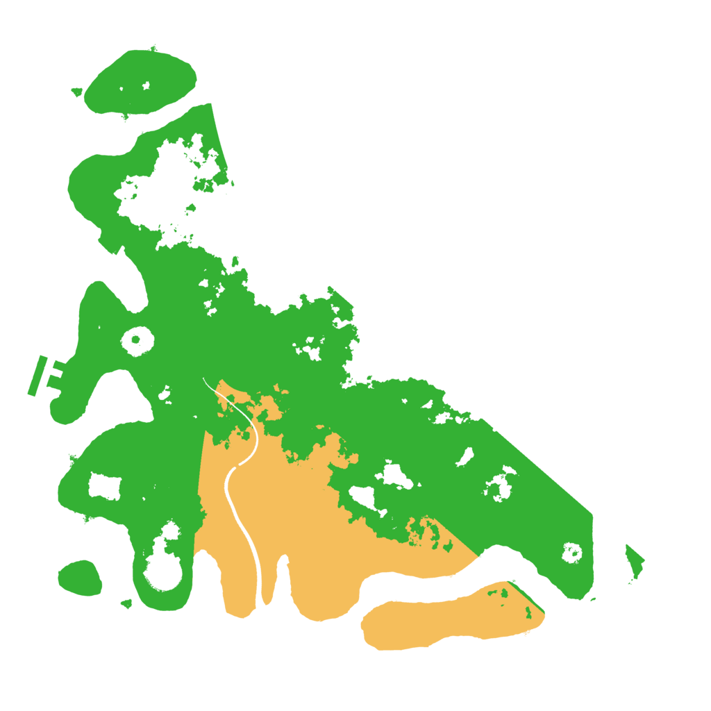 Biome Rust Map: Procedural Map, Size: 3500, Seed: 475988264