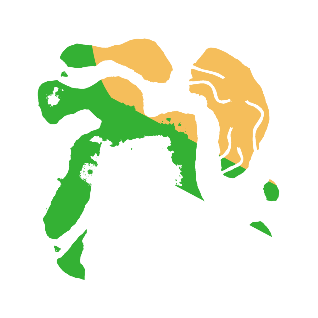 Biome Rust Map: Procedural Map, Size: 2400, Seed: 1212010138