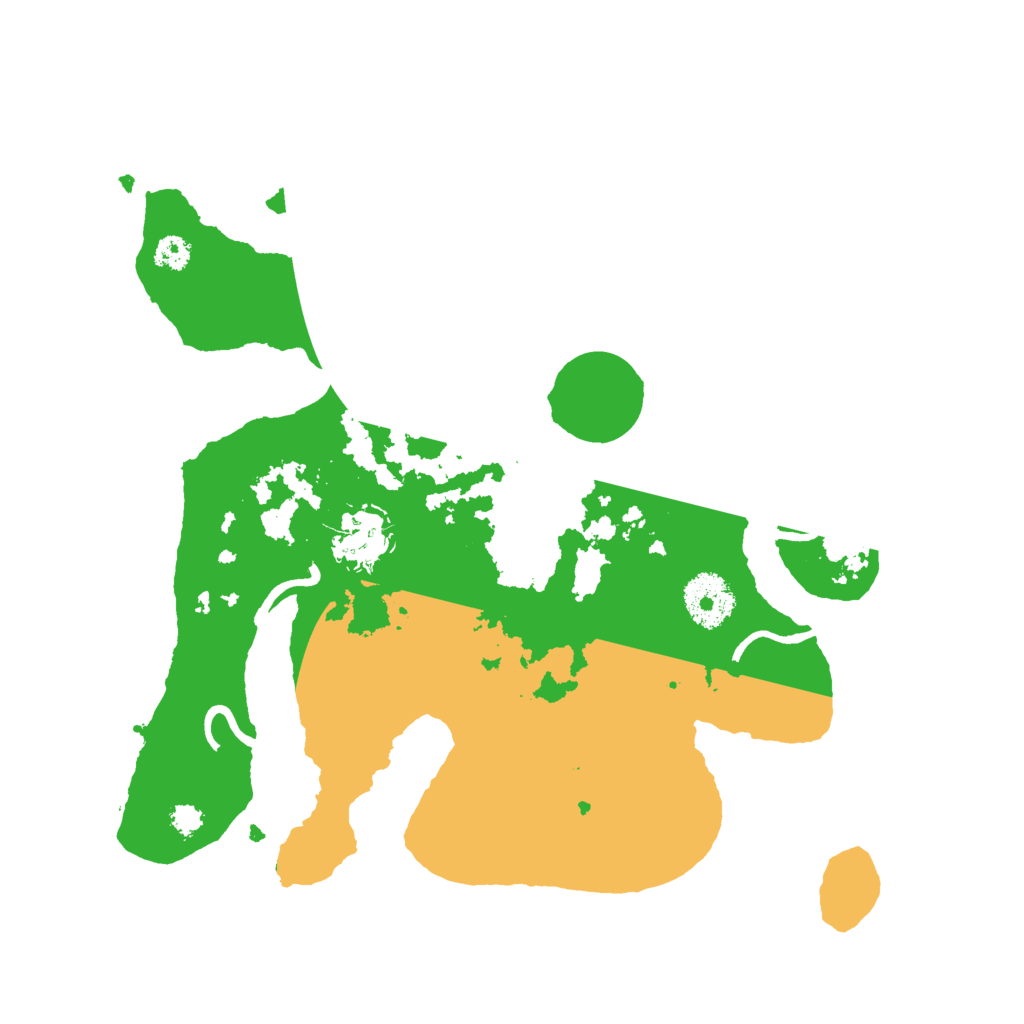 Biome Rust Map: Procedural Map, Size: 3000, Seed: 508217608