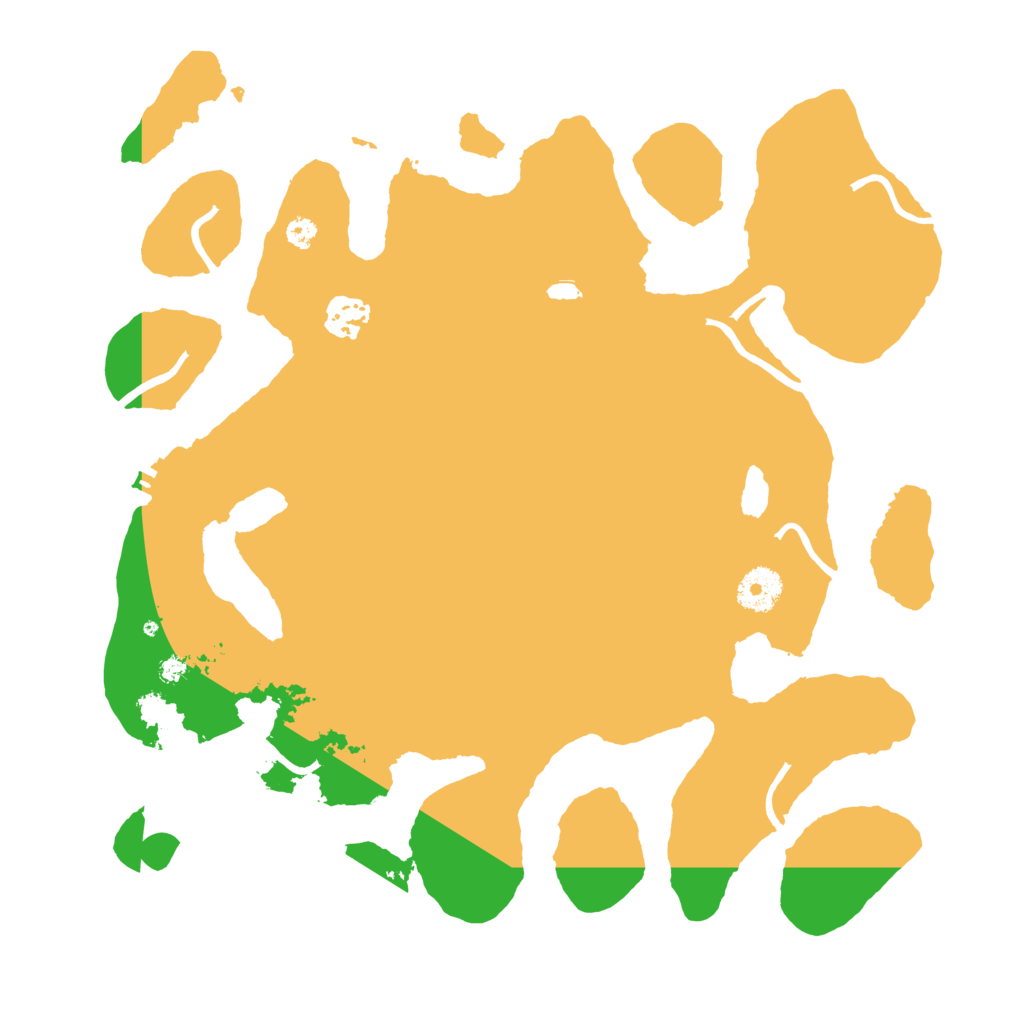 Biome Rust Map: Procedural Map, Size: 3500, Seed: 118669687