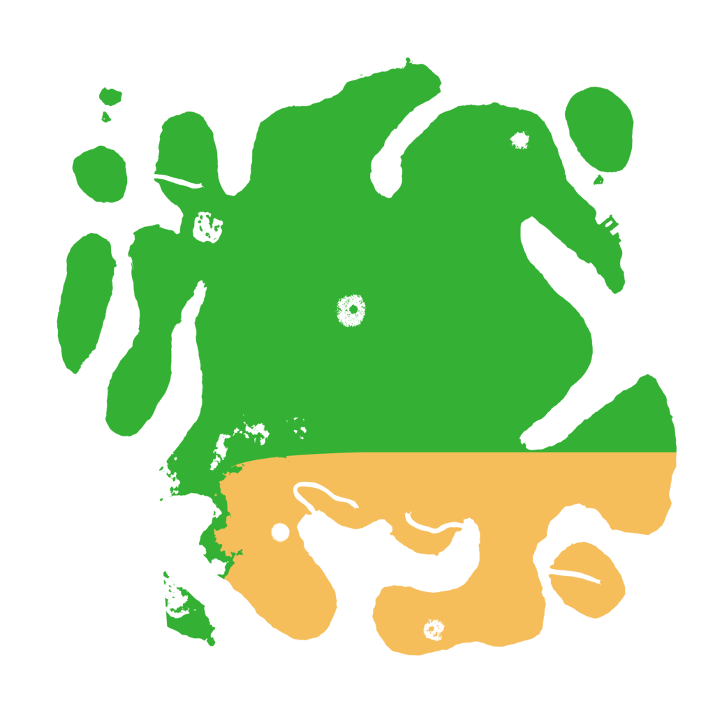 Biome Rust Map: Procedural Map, Size: 3500, Seed: 404757361