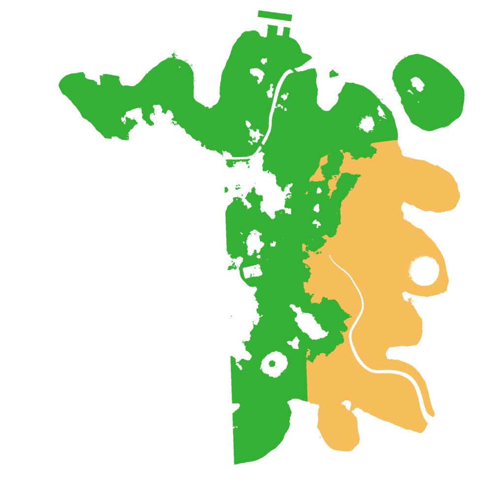 Biome Rust Map: Procedural Map, Size: 3000, Seed: 658537