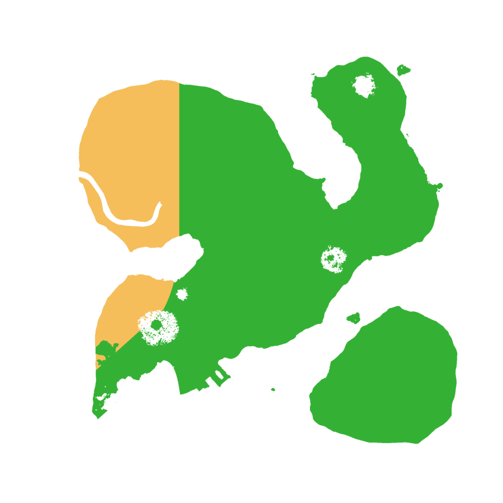 Biome Rust Map: Procedural Map, Size: 2000, Seed: 805947877