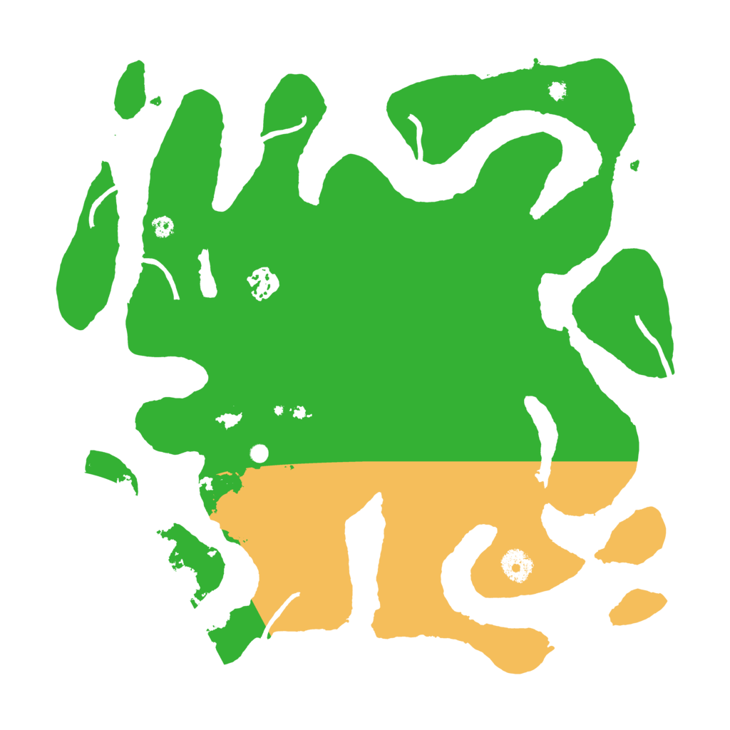 Biome Rust Map: Procedural Map, Size: 3500, Seed: 1328410961