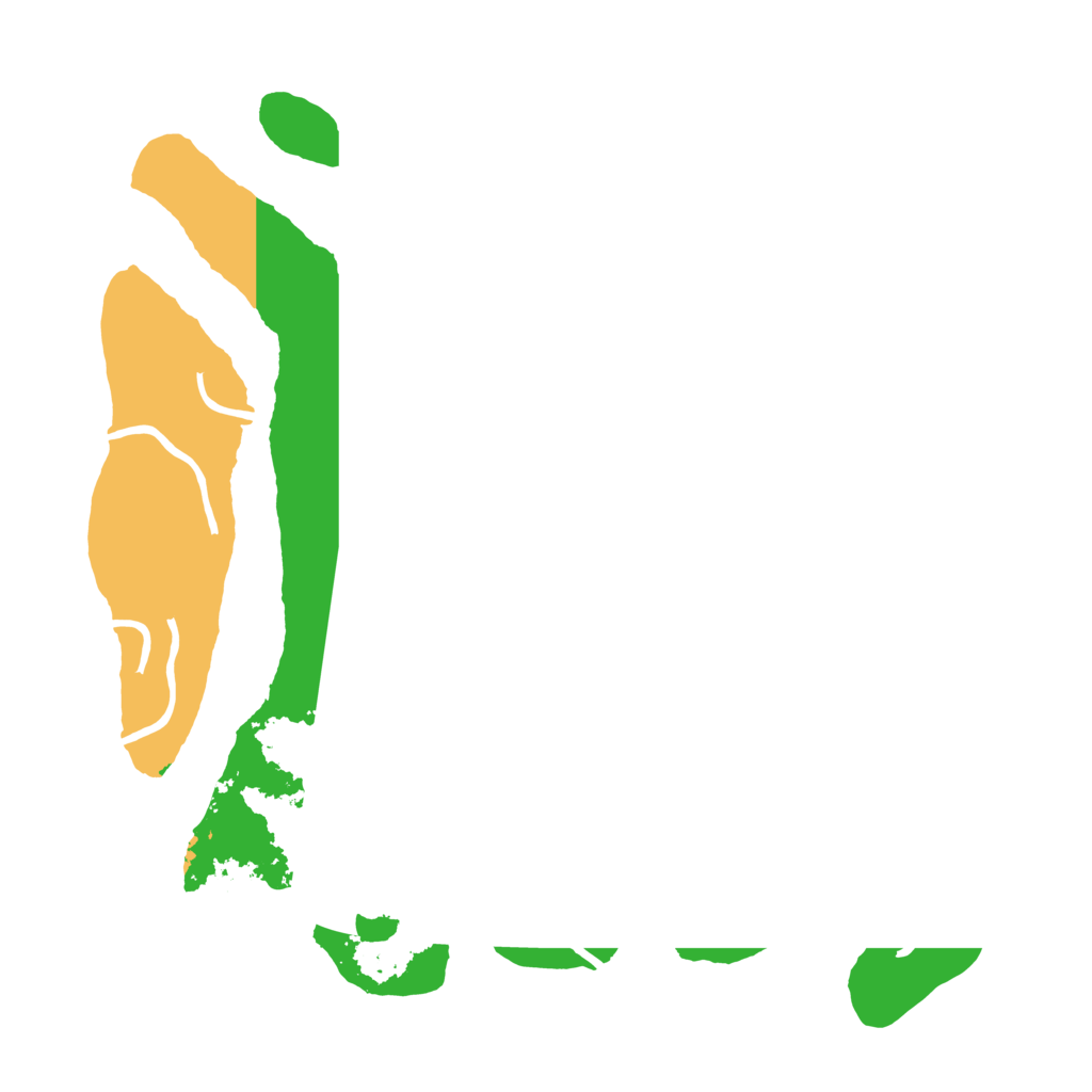 Biome Rust Map: Procedural Map, Size: 3550, Seed: 719557