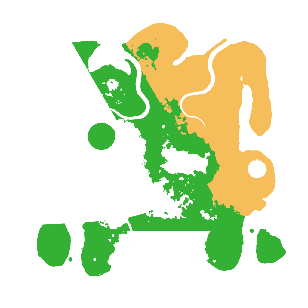 Biome Rust Map: Procedural Map, Size: 3000, Seed: 612377