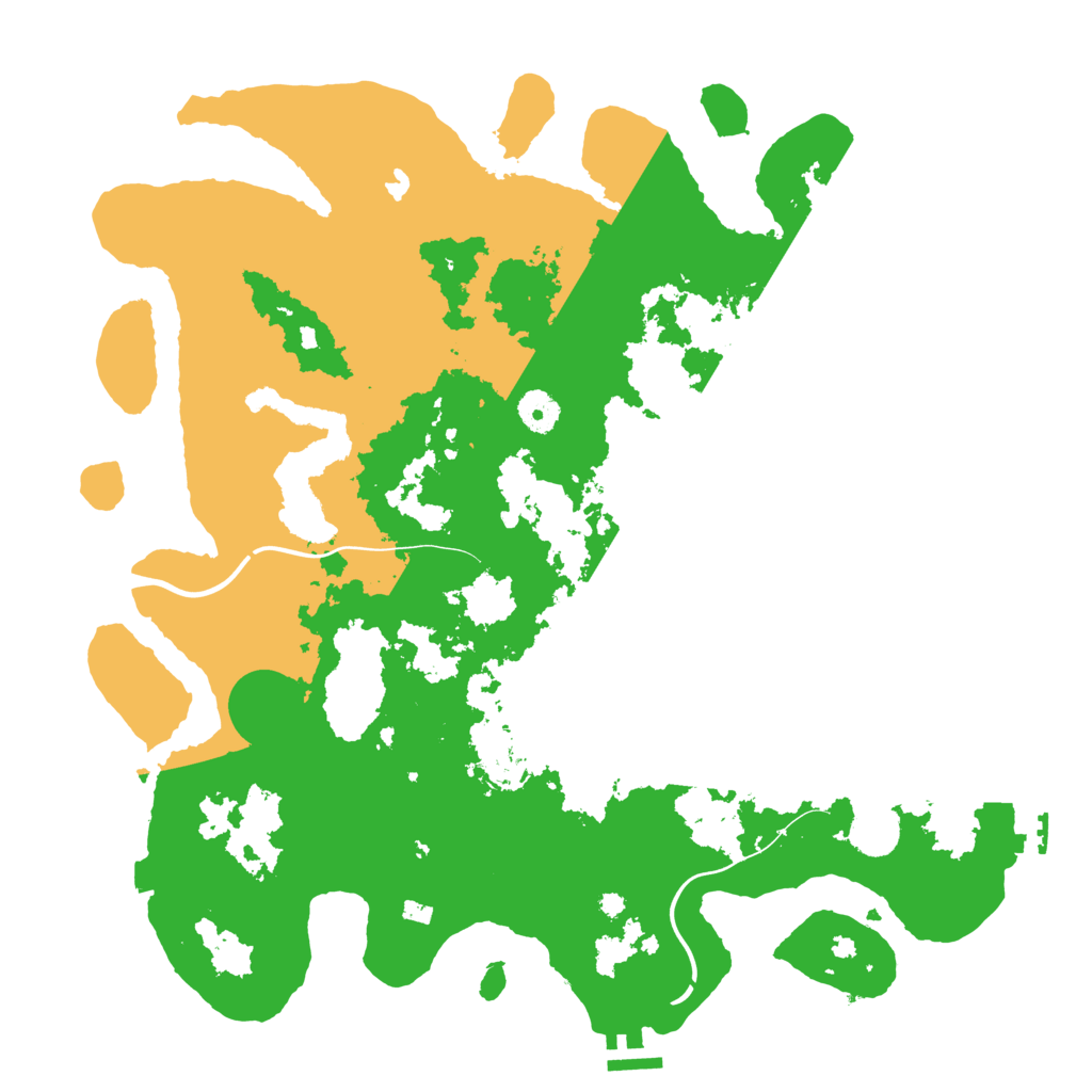 Biome Rust Map: Procedural Map, Size: 4000, Seed: 1896181096