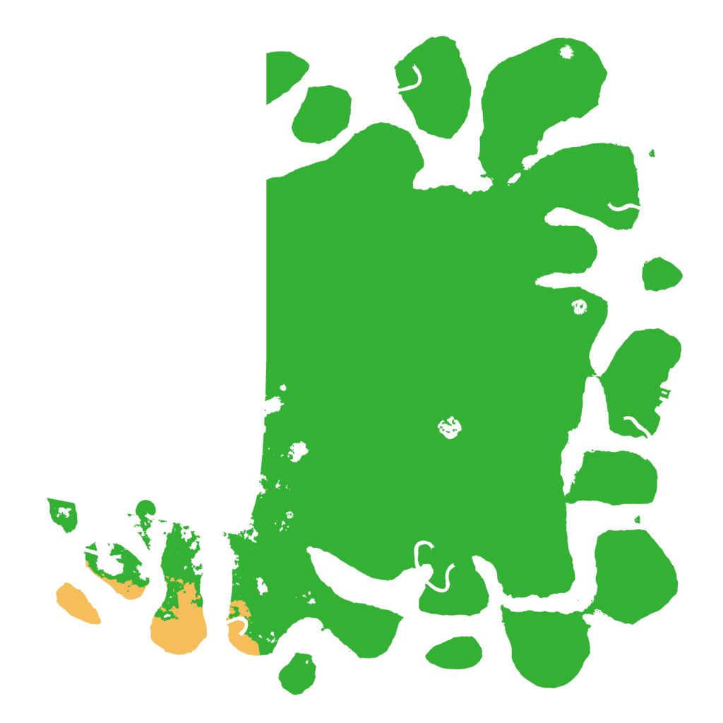 Biome Rust Map: Procedural Map, Size: 5000, Seed: 43512