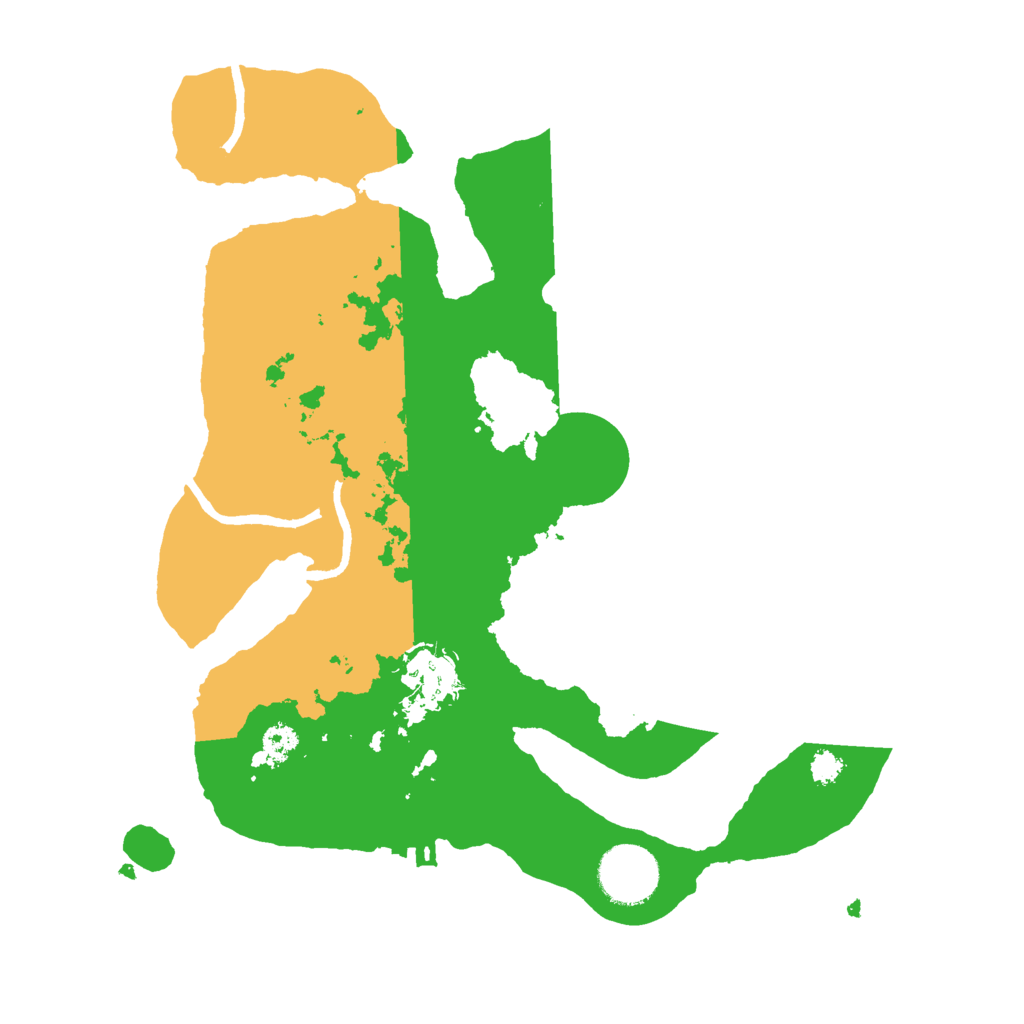 Biome Rust Map: Procedural Map, Size: 3000, Seed: 881337