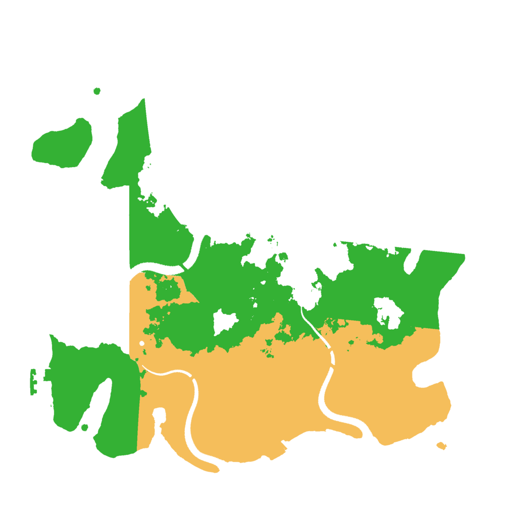 Biome Rust Map: Procedural Map, Size: 3000, Seed: 441499