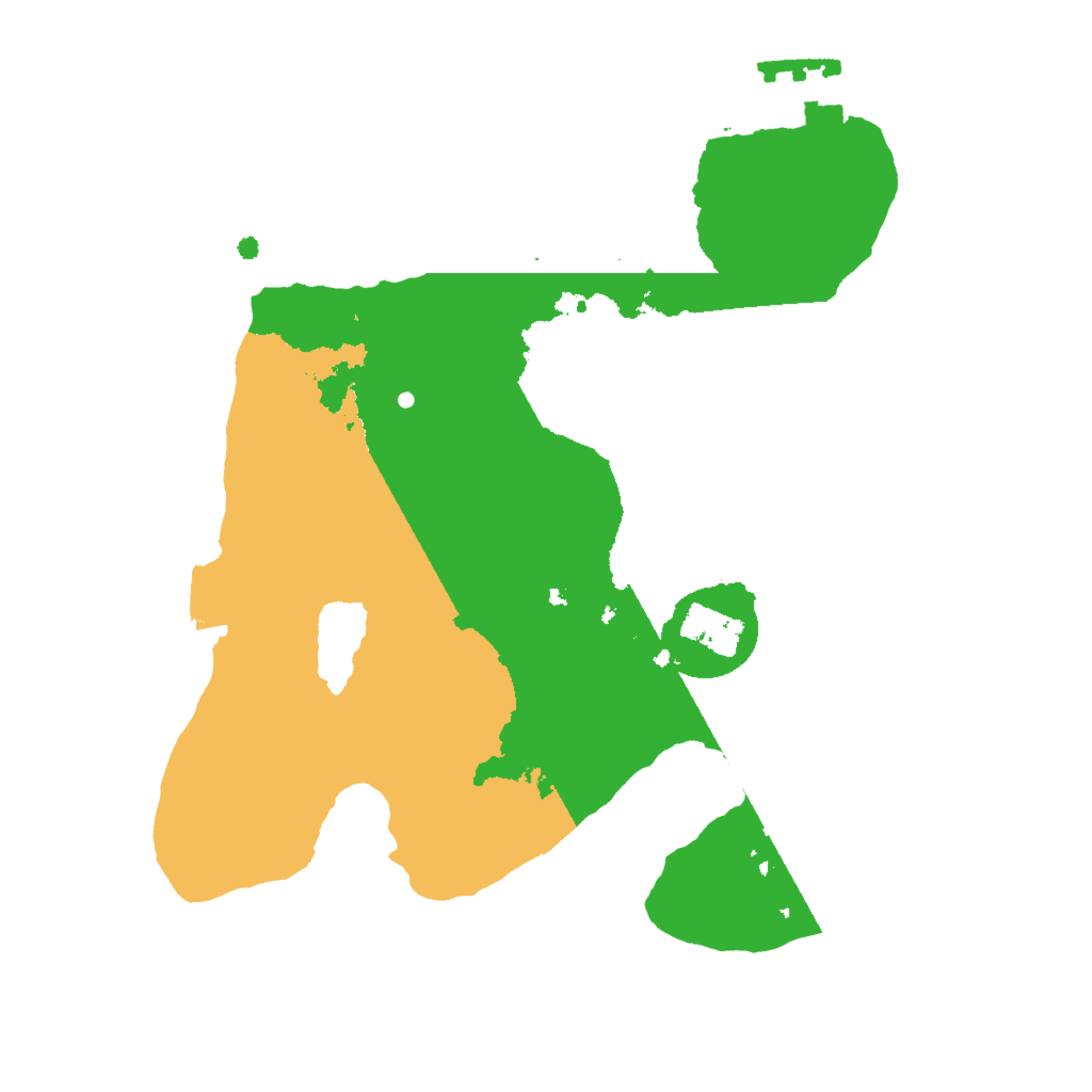 Biome Rust Map: Procedural Map, Size: 2000, Seed: 1088103856