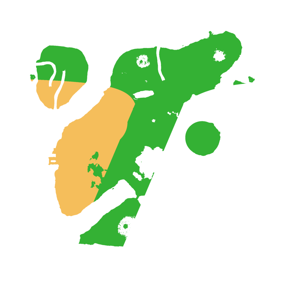 Biome Rust Map: Procedural Map, Size: 2348, Seed: 13843