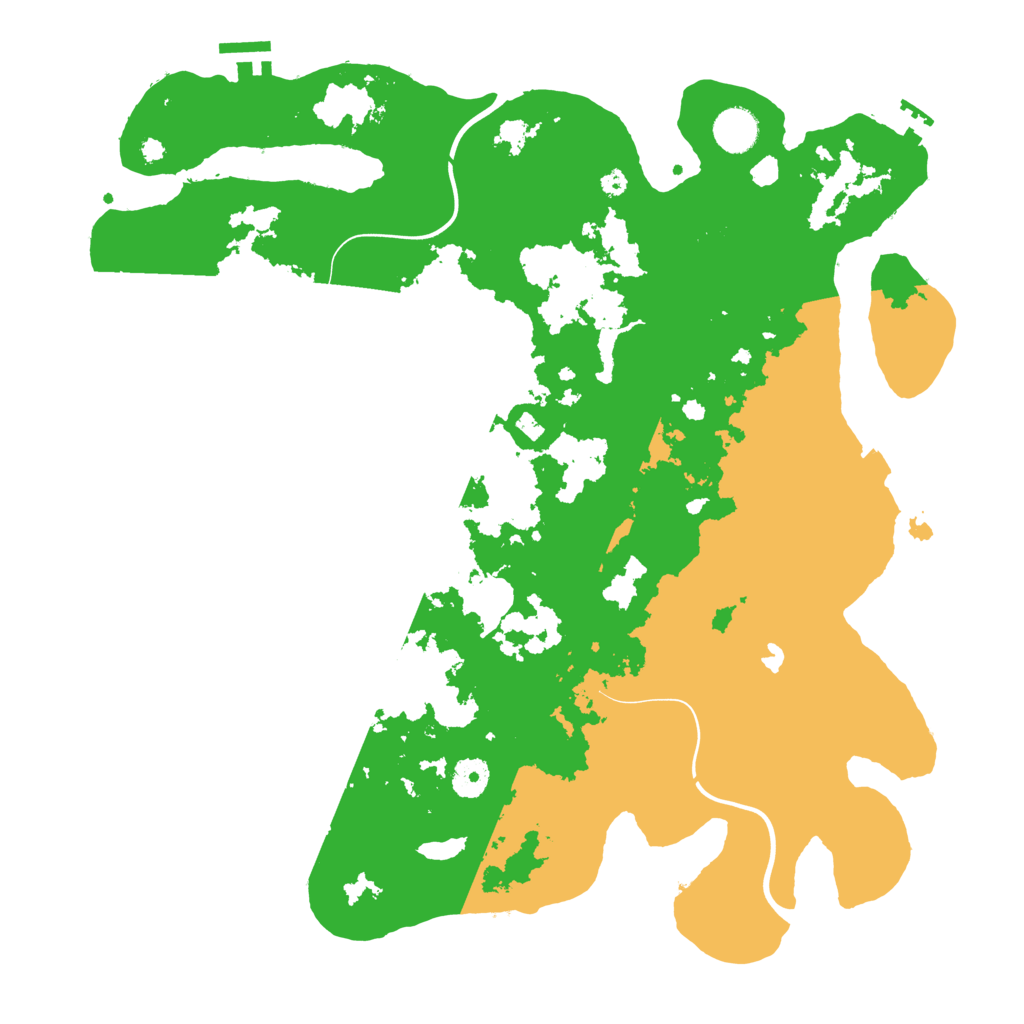 Biome Rust Map: Procedural Map, Size: 4000, Seed: 612034