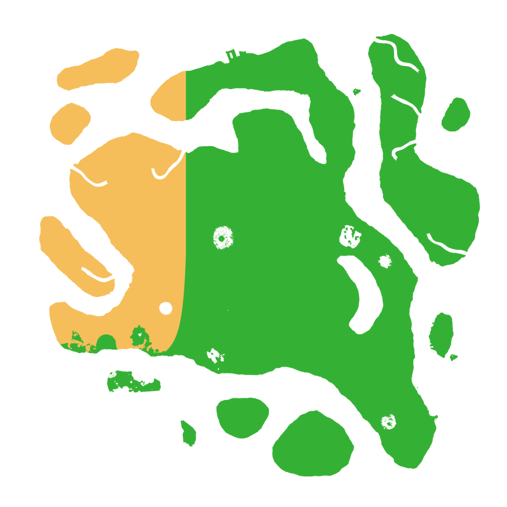 Biome Rust Map: Procedural Map, Size: 3500, Seed: 714979141
