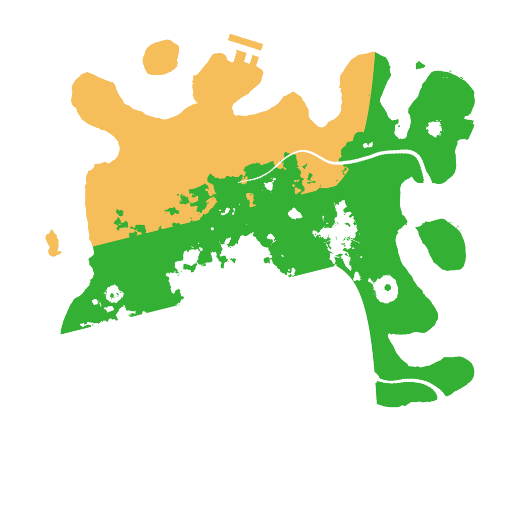 Biome Rust Map: Procedural Map, Size: 3000, Seed: 650601045
