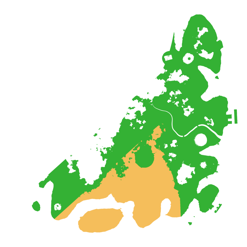 Biome Rust Map: Procedural Map, Size: 3500, Seed: 705970896
