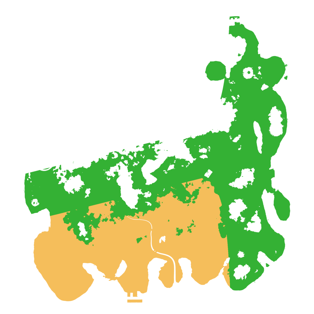 Biome Rust Map: Procedural Map, Size: 4250, Seed: 309346172