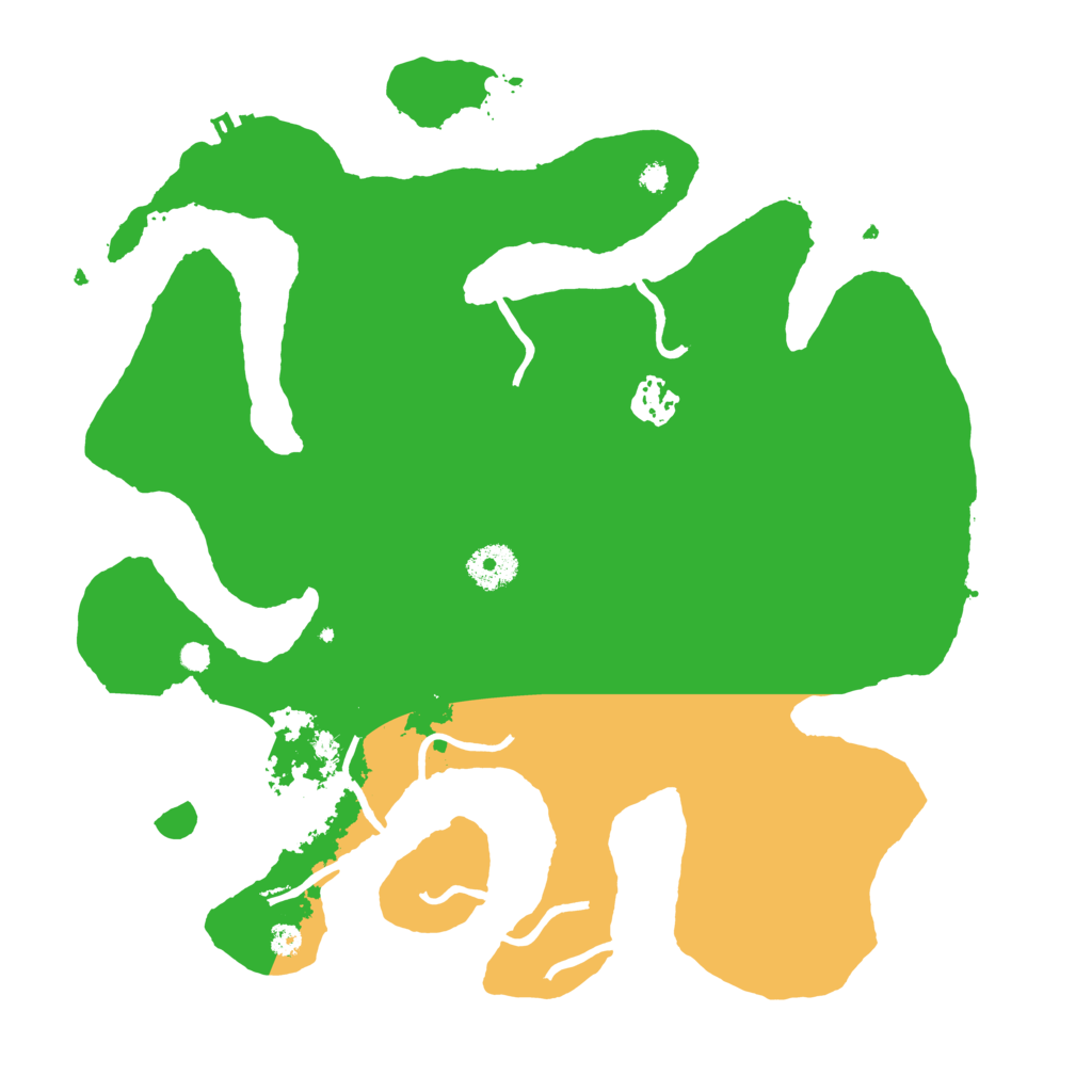 Biome Rust Map: Procedural Map, Size: 3500, Seed: 728913814