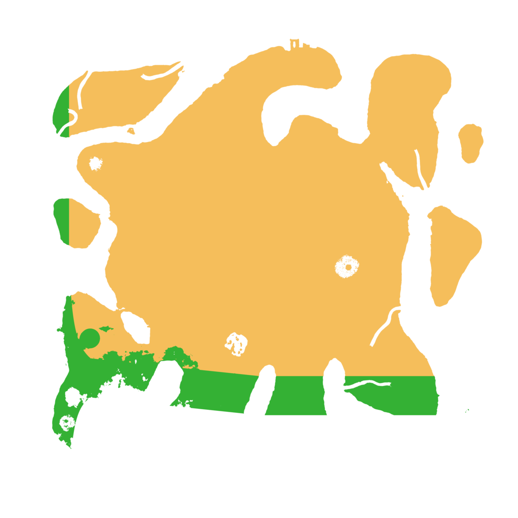 Biome Rust Map: Procedural Map, Size: 3500, Seed: 1903648245