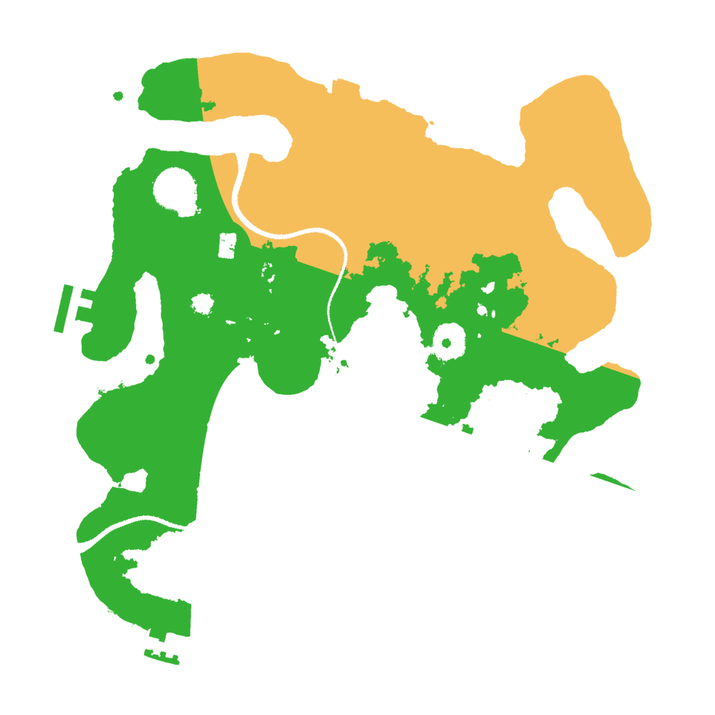 Biome Rust Map: Procedural Map, Size: 3000, Seed: 1012943504
