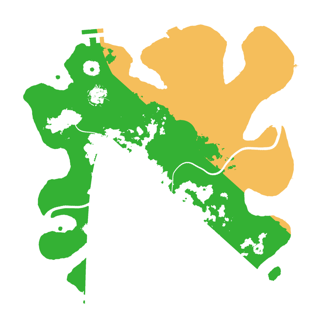 Biome Rust Map: Procedural Map, Size: 3000, Seed: 464646