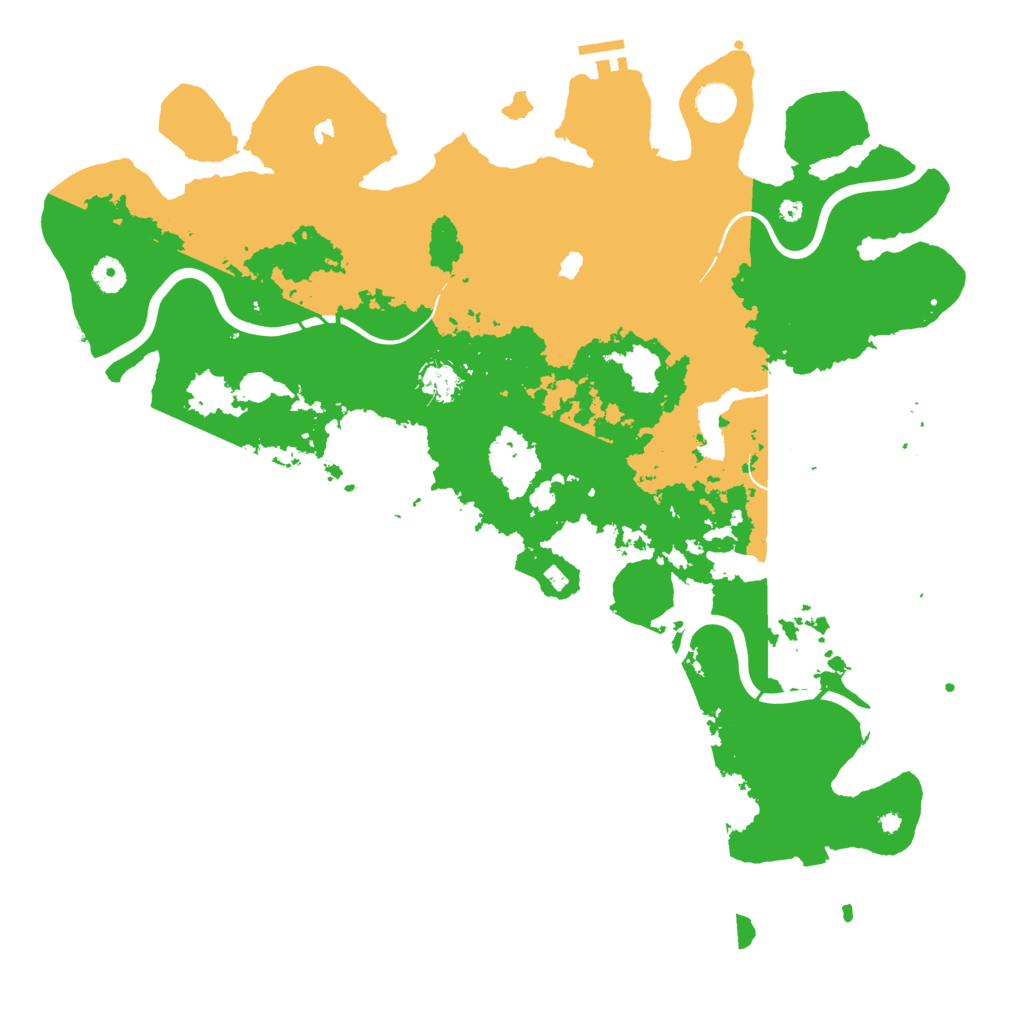 Biome Rust Map: Procedural Map, Size: 4500, Seed: 1486183866