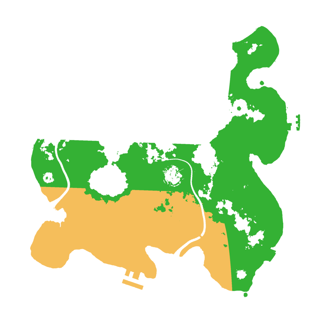 Biome Rust Map: Procedural Map, Size: 3000, Seed: 1307032546