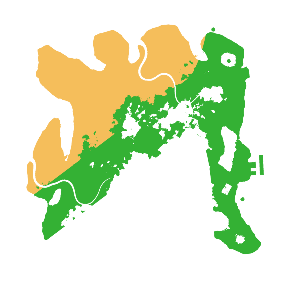 Biome Rust Map: Procedural Map, Size: 3000, Seed: 59798