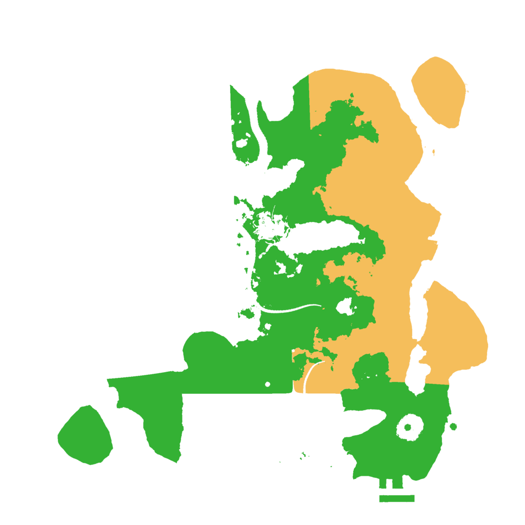 Biome Rust Map: Procedural Map, Size: 3000, Seed: 1570186473